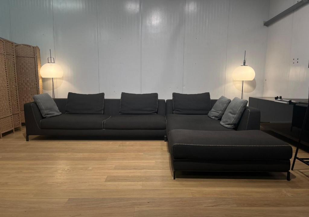 TBE B&B Italia Ray canapé d’angle + garantie – PN: 14.500€, Maison & Meubles, Design Bankstellen B&B Italia, 150 cm ou plus, Quatre personnes ou plus