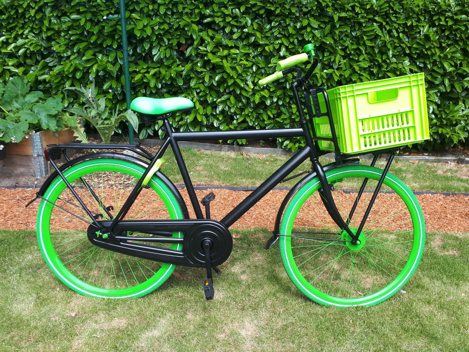 studentenfiets stadsfiets terugtraprem, axa slot, Fietsen en Brommers, Terugtraprem, Zo goed als nieuw, 53 tot 57 cm, Ophalen