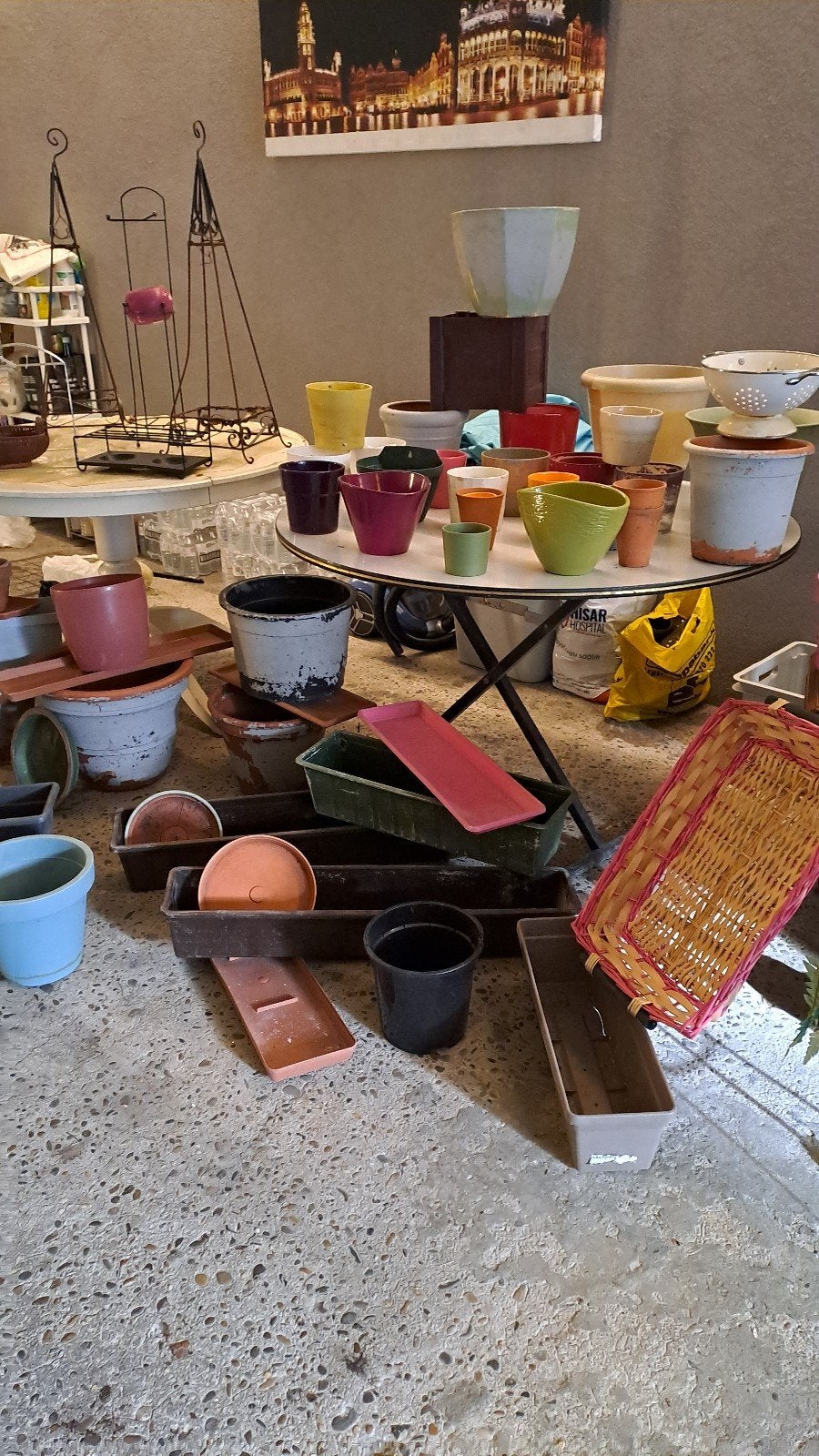 lot de pots de plante ceramique de différentes tailles deco, Jardin & Terrasse, Enlèvement