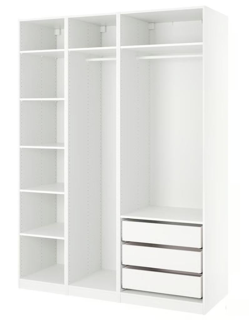 PAX kast Ikea - 2e hand, Ophalen, 150 tot 200 cm, Zo goed als nieuw, Wit, Ikea maar wel stevig