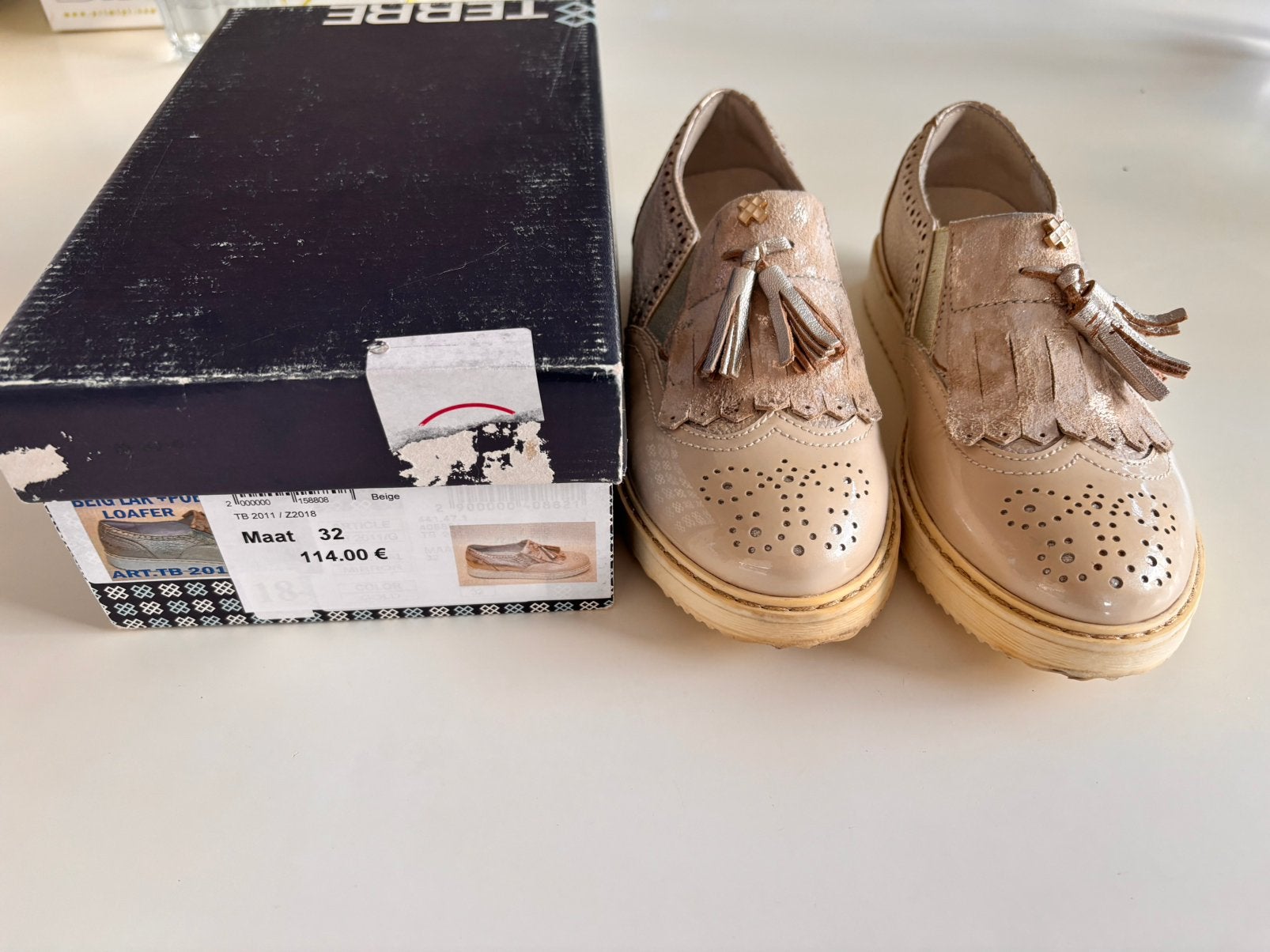 Jolies chaussures fille 32 - Terre bleue comme neuvd, Enlèvement, Comme neuf, Fille