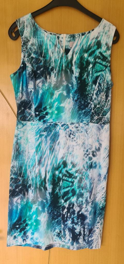 Mouwloze zomerjurk 'Cassis' - M. 40, Kleding | Dames, Maat 38/40 (M), Ophalen of Verzenden, Zo goed als nieuw, Knielengte