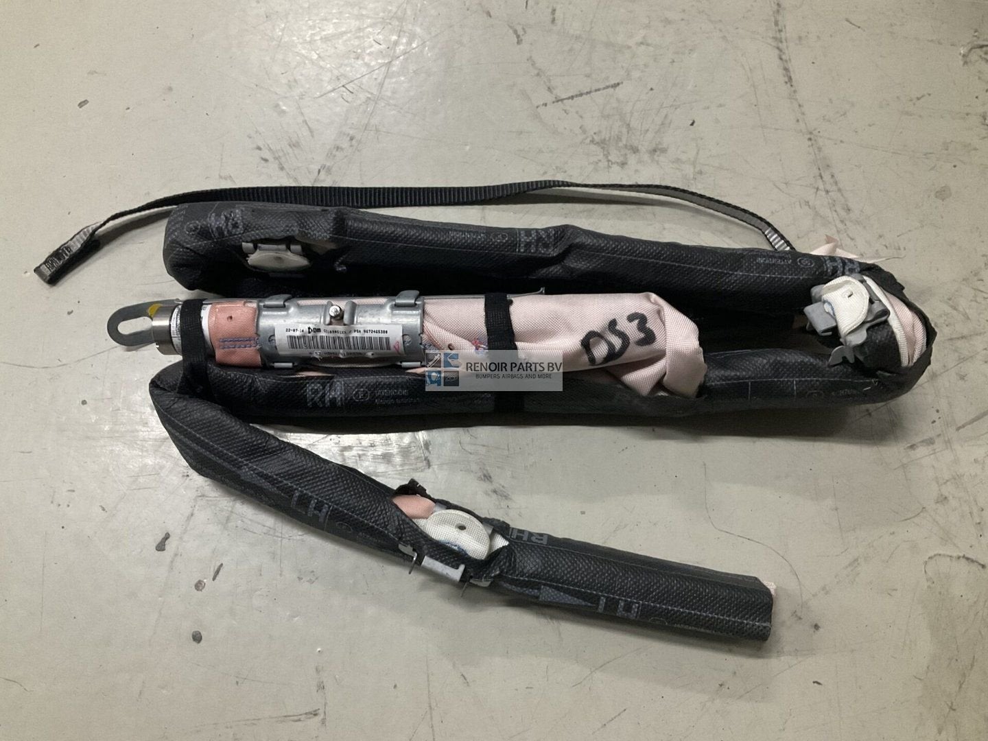 Dakairbag Citroen C3 DS3 9672465380 Rechts Hemelairbag 1-AX-, -, Utilisé, -, Enlèvement ou Envoi