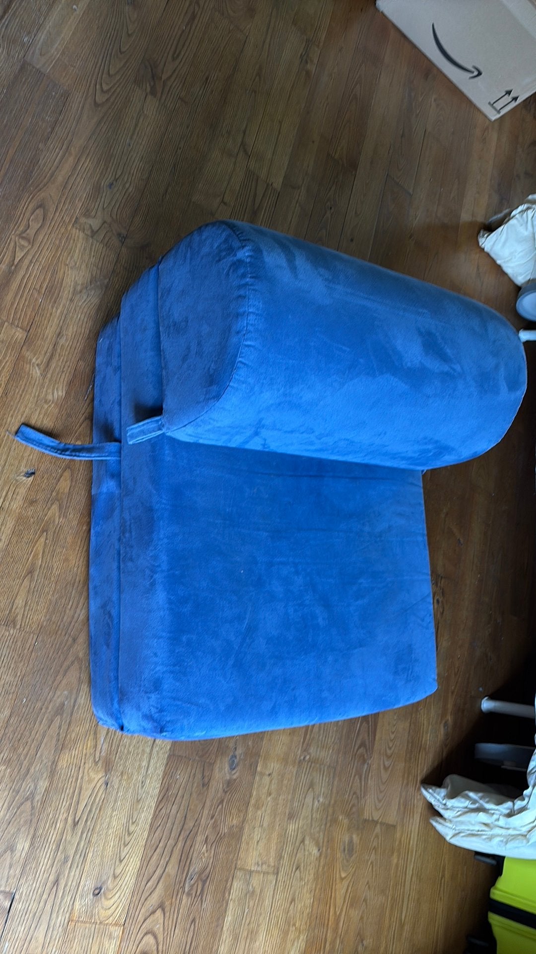 Chauffeuse ( fauteuil lit), Enlèvement, Comme neuf, Bleu