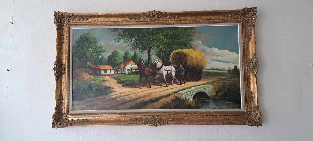 schilderij, Enlèvement, Toile