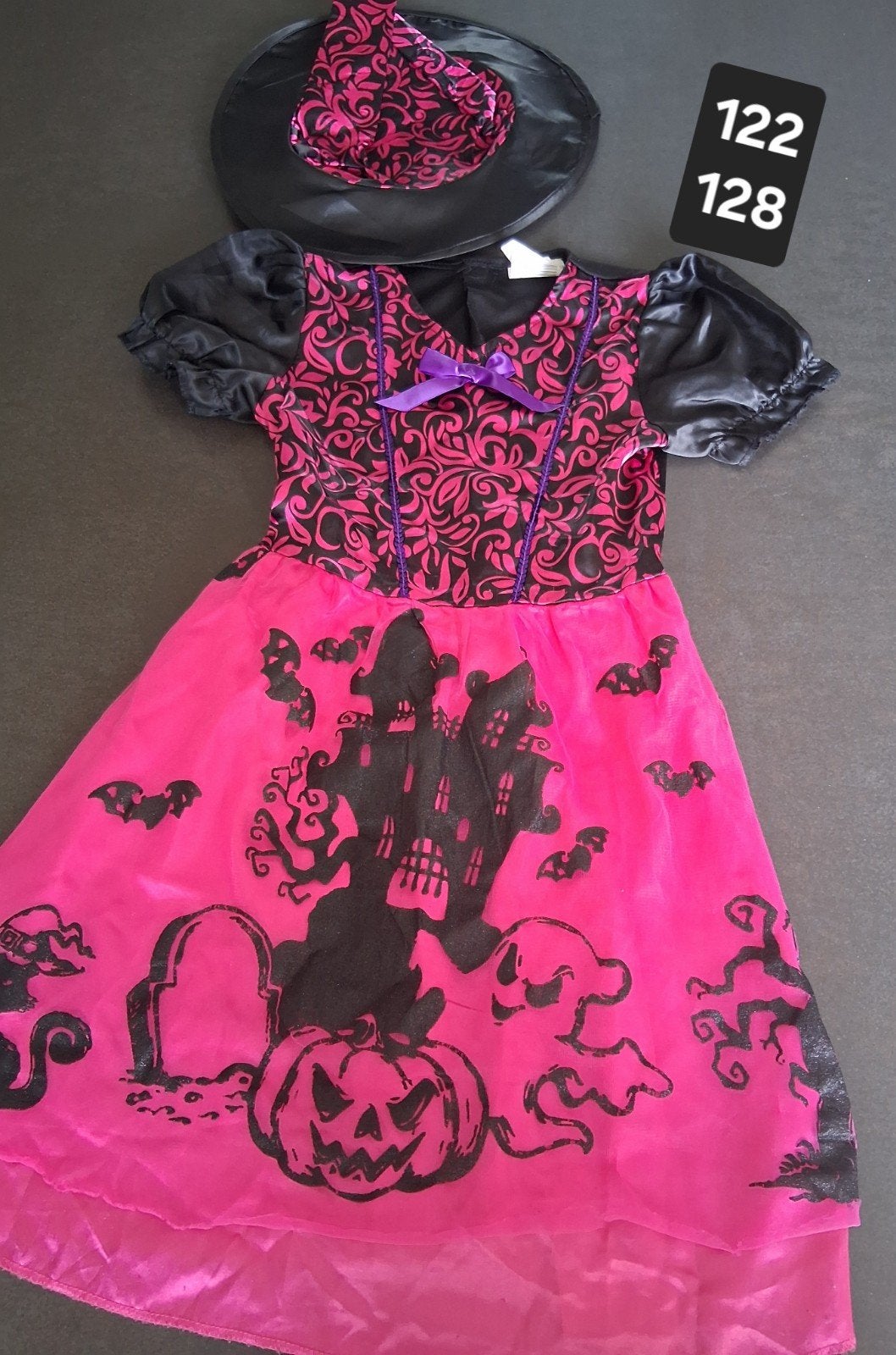 Costume de sorcière d'Halloween taille 122 128, Enlèvement ou Envoi