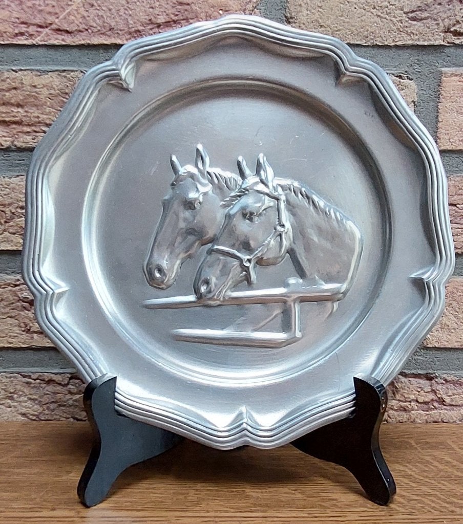 Tinnen bord - 92% tin - In uitstekende staat, Ophalen, Zilver, Klassiek, Zo goed als nieuw