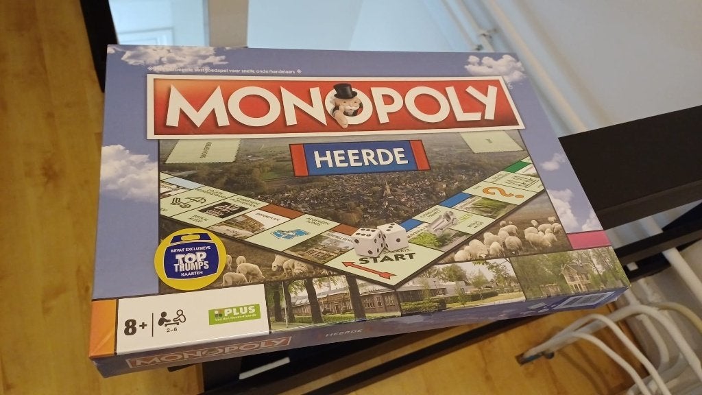 bordspel Monopoly Heerde Monopolie gelimiteerd, Een of twee spelers, Ophalen of Verzenden, Nieuw, Monopoly