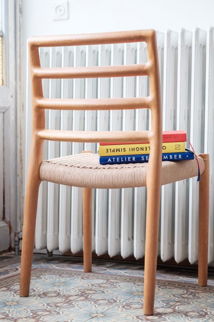6 Niels Otto Moller stoelen model 85, Huis en Inrichting, Ophalen, Gebruikt, Hout