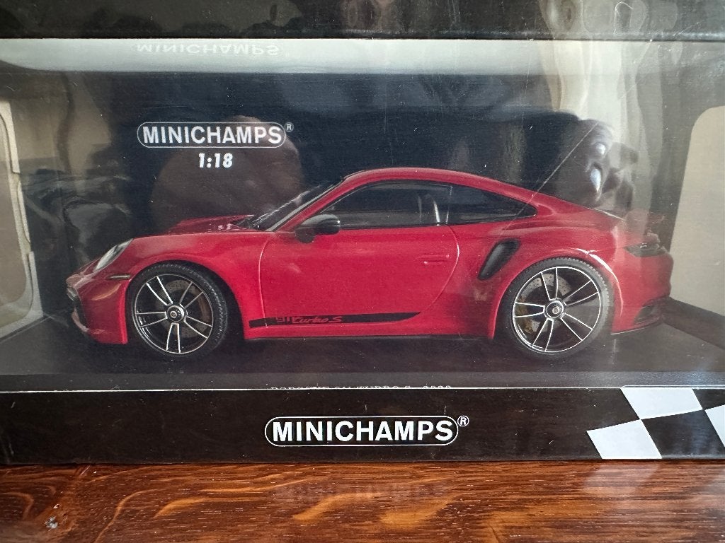 porsche turbo s 1:18, Ophalen of Verzenden, Nieuw, Auto, MiniChamps