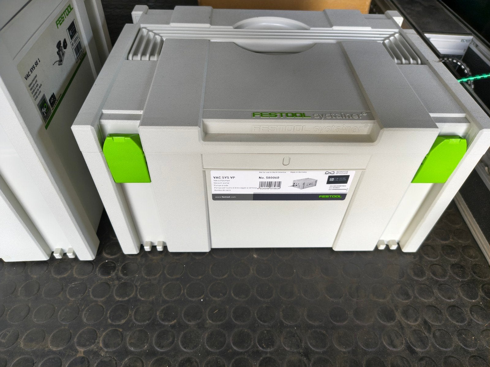 Festool vac sys set, Ophalen
