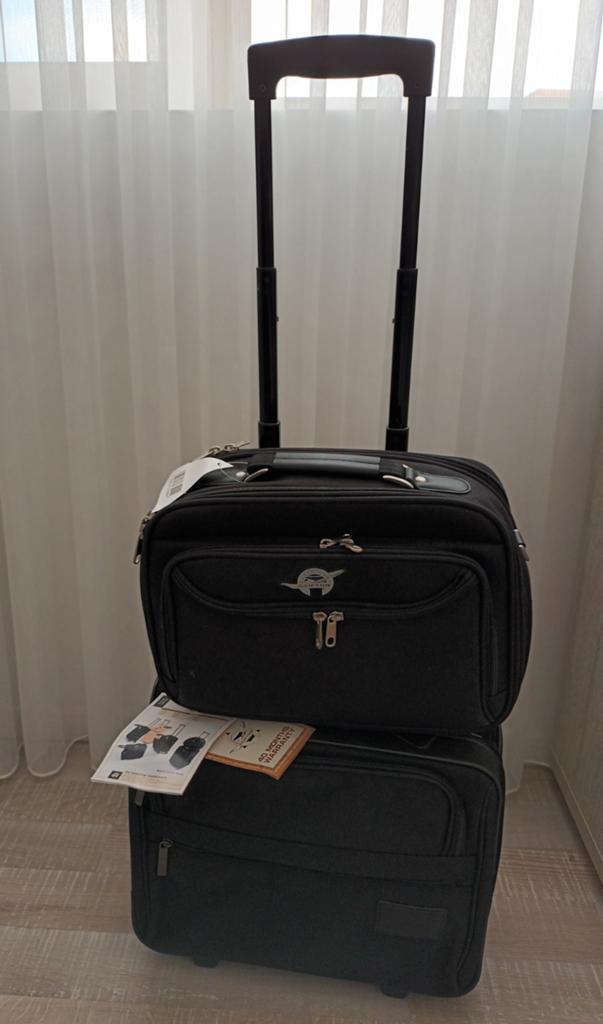 Businesstrolley en beautycase, Handtassen en Accessoires, Koffers, Ophalen, Wieltjes