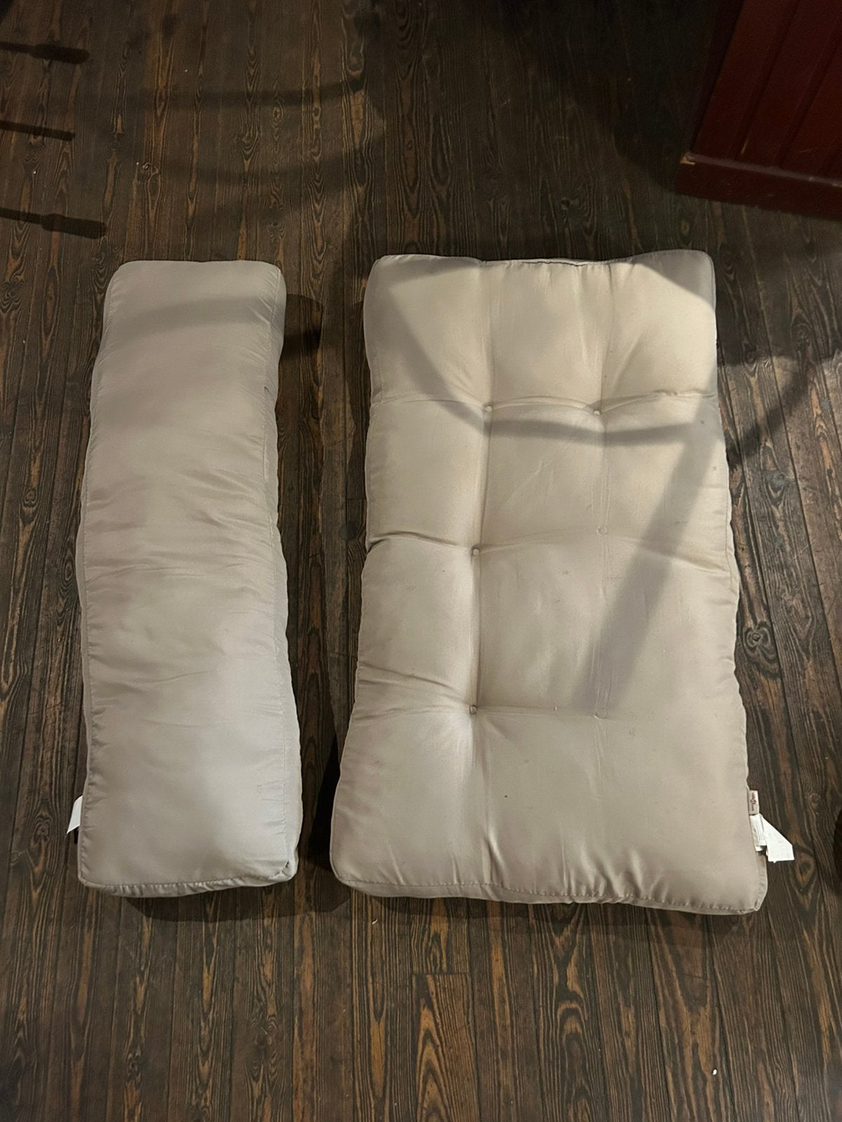 Loungekussens beige, Ophalen, Gebruikt