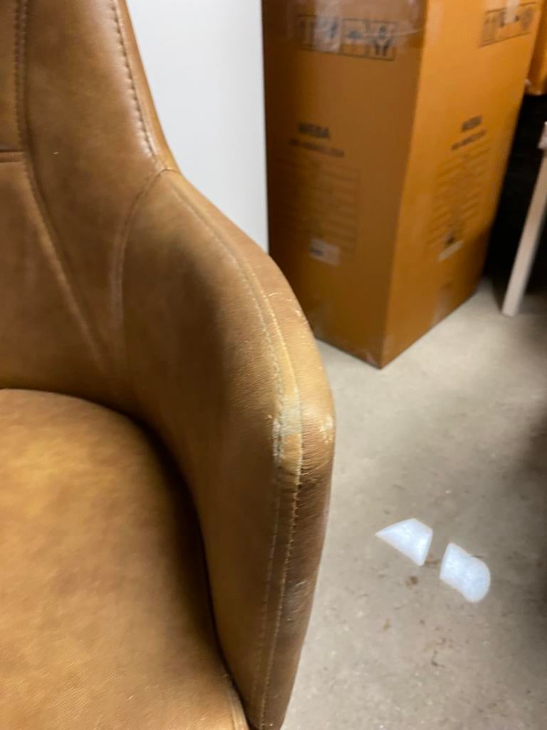 Stoelen 4 stuks, Huis en Inrichting, Ophalen, Gebruikt, Bruin, Vier