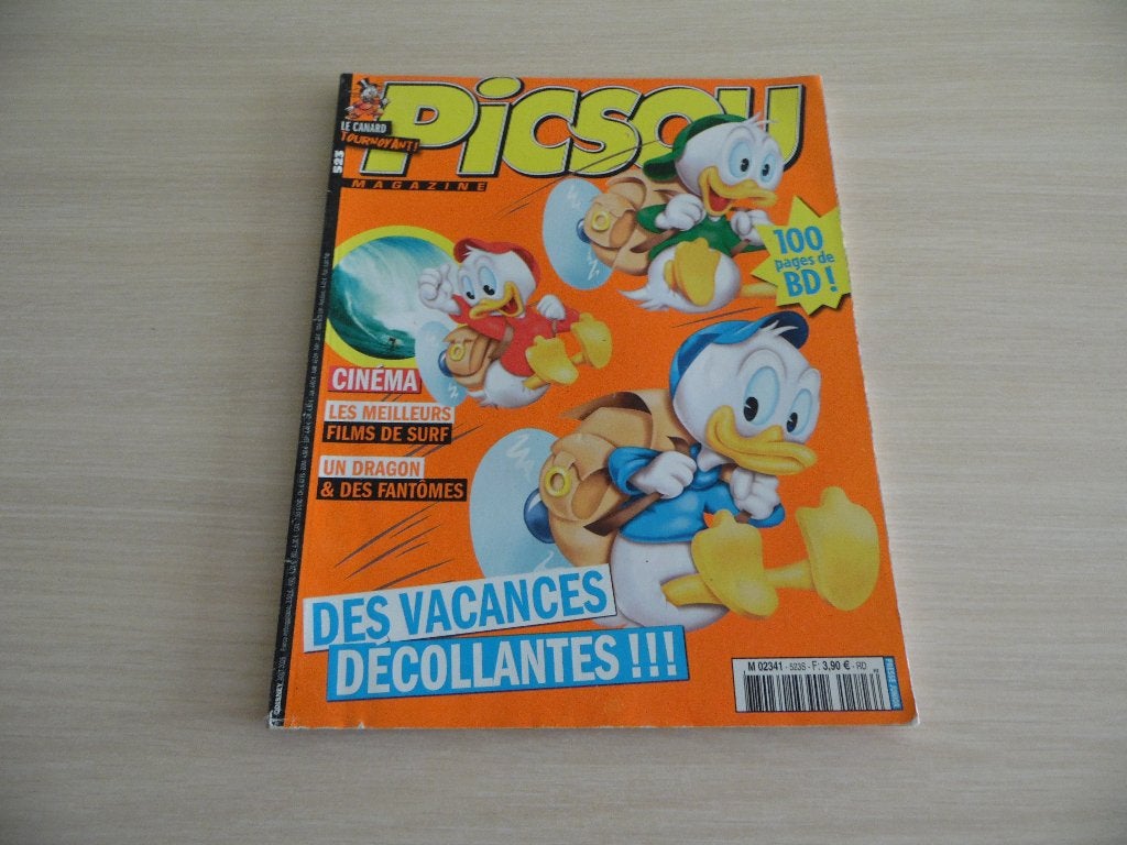 PICSOU MAGAZINE N°523, Enlèvement ou Envoi, Comme neuf, WALT DISNEY, Une BD