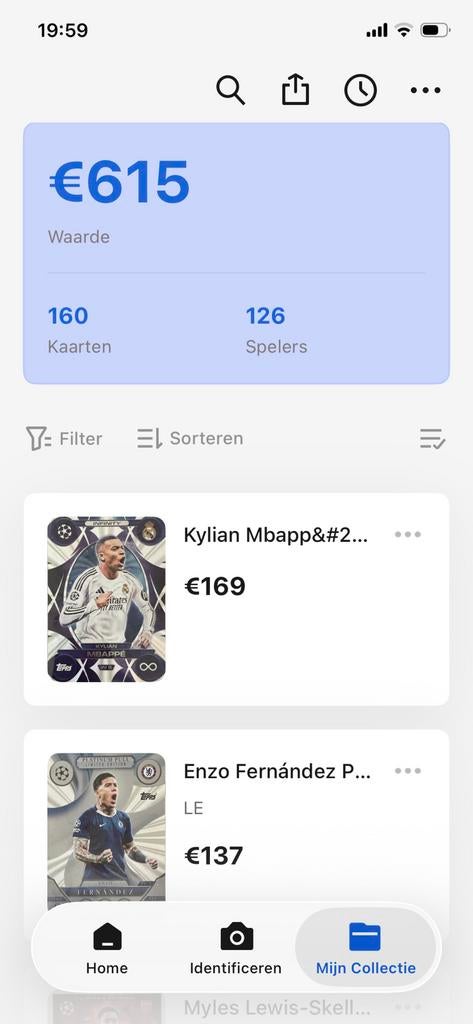 Match attax verzameling, Ophalen, Zo goed als nieuw, Spelerskaart