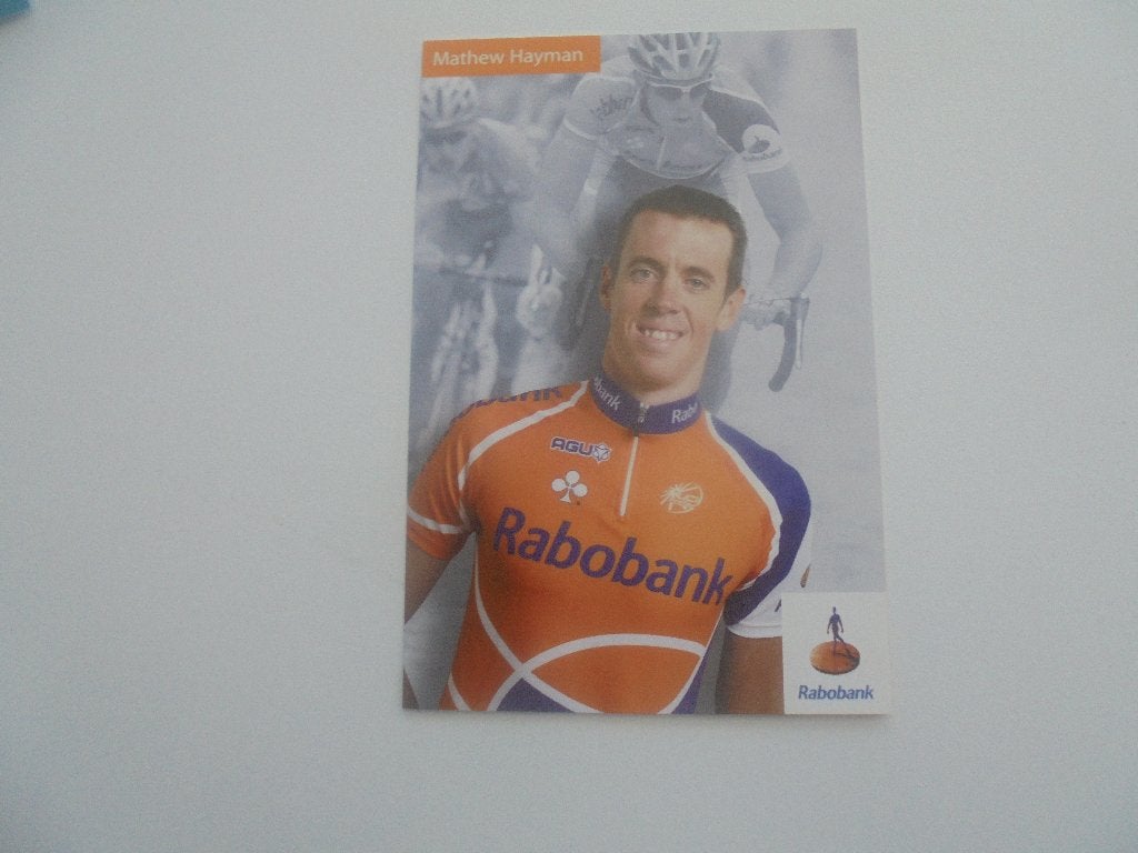 wielrenner-mathew hayman, Ophalen of Verzenden, 1980 tot heden, Zo goed als nieuw, Foto