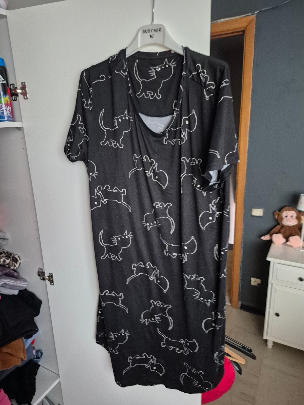 Hema takkie slaap jurkje maat 40 1 keer gedragen, Enlèvement ou Envoi, Taille 38/40 (M)