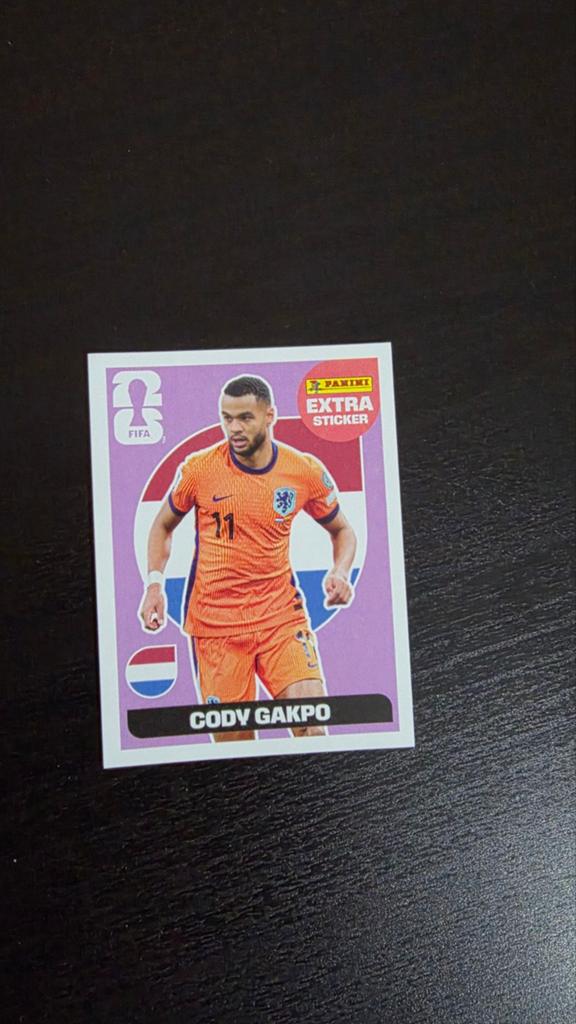 Cody Gakpo extra stickers voor het WK Panini 2026, Verzamelen