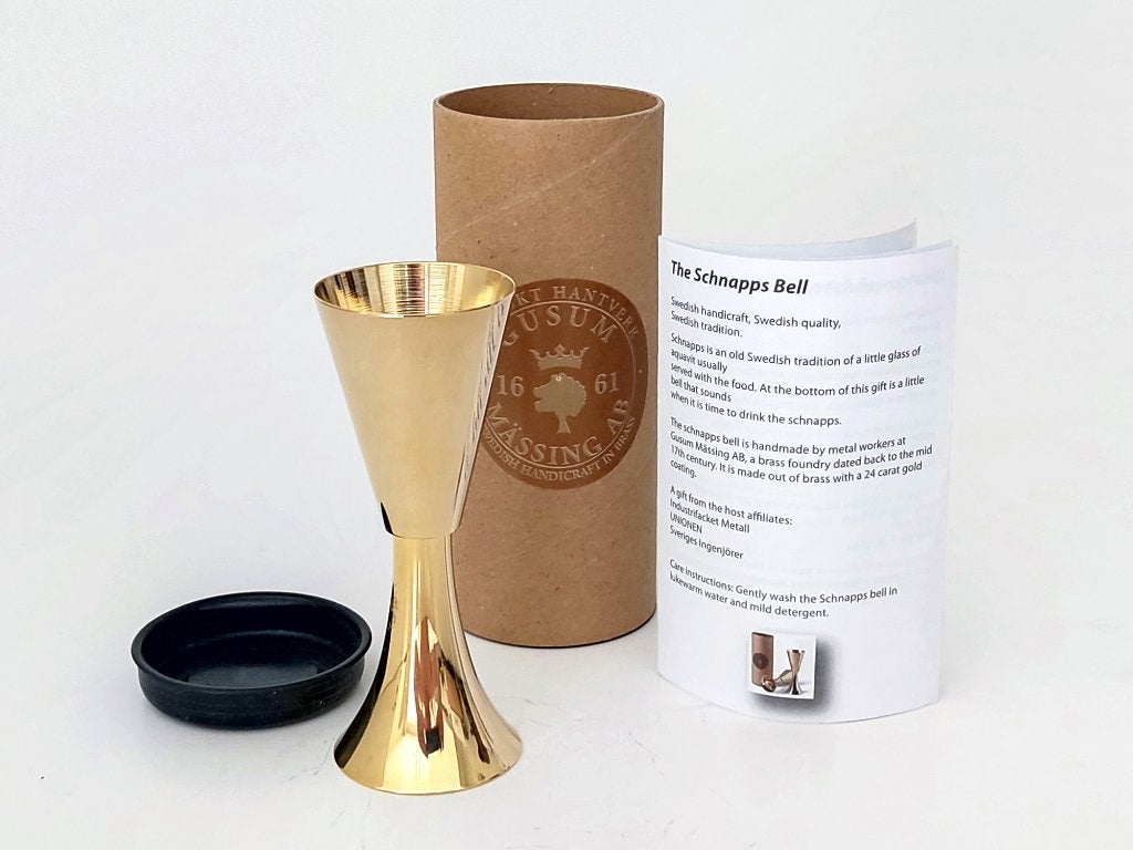 Schnapps Bell Swedisch design, Ophalen of Verzenden, Zo goed als nieuw, Borrel- of Shotglas