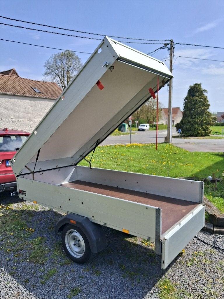ANSSEMS AANHANGWAGEN MET SCHOKDEMPERS/BREEKBAAR TRANSPORT, Auto diversen, Ophalen, Zo goed als nieuw