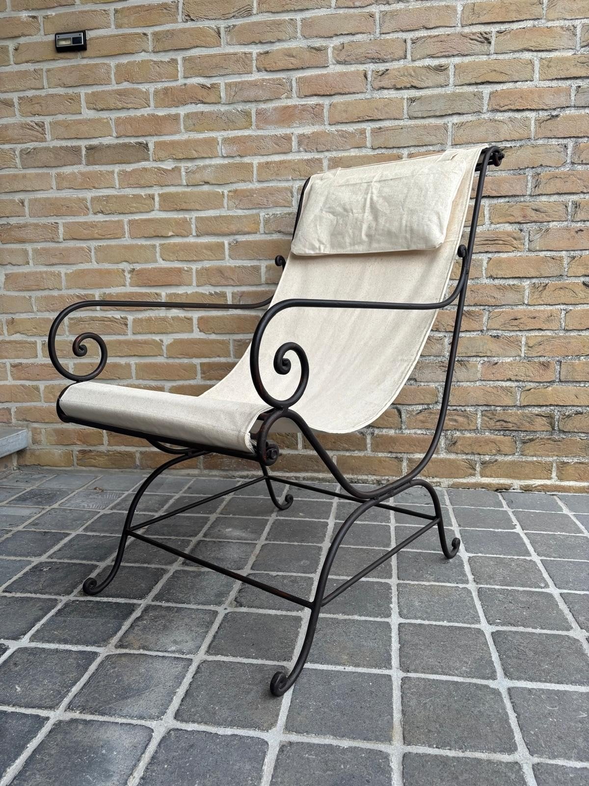 Mooie gesmede ligstoel, Antiek en Kunst, Ophalen