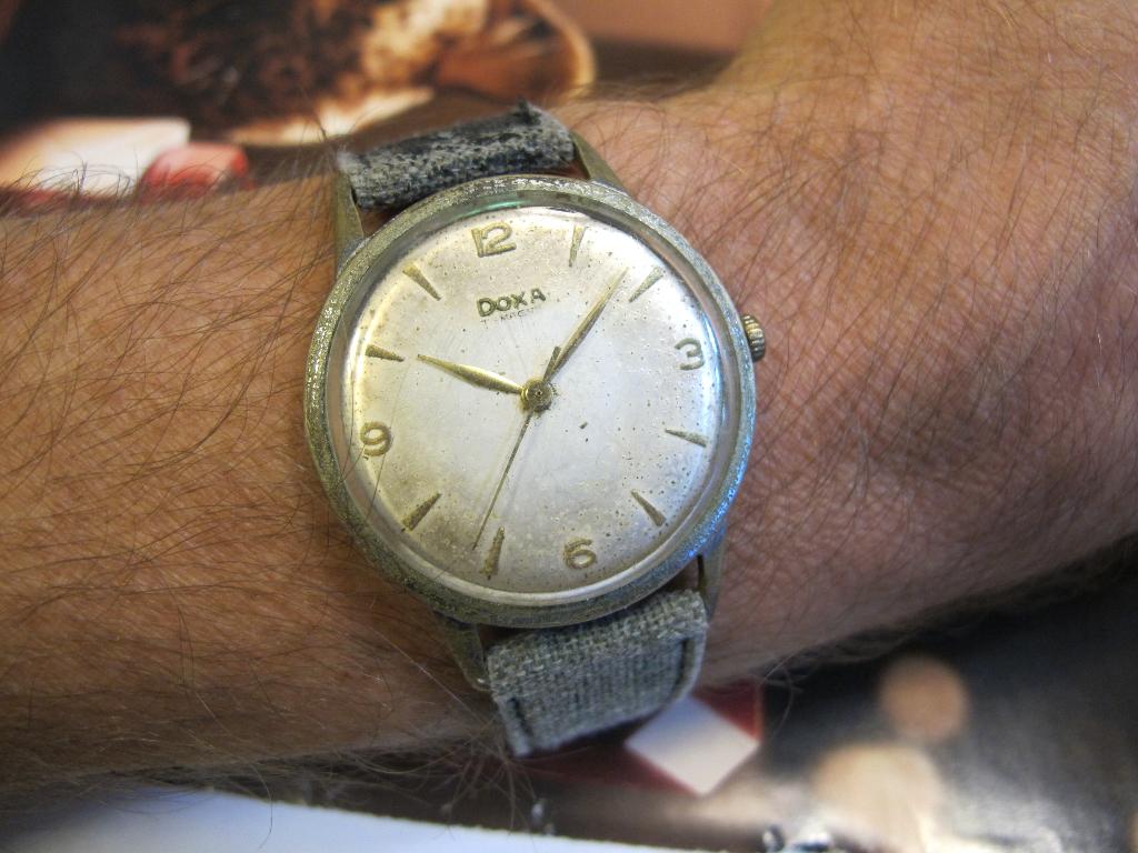 Vintage Doxa herenhorloge cal.103 (eta 2391) ca. 1955/1960, Ophalen of Verzenden