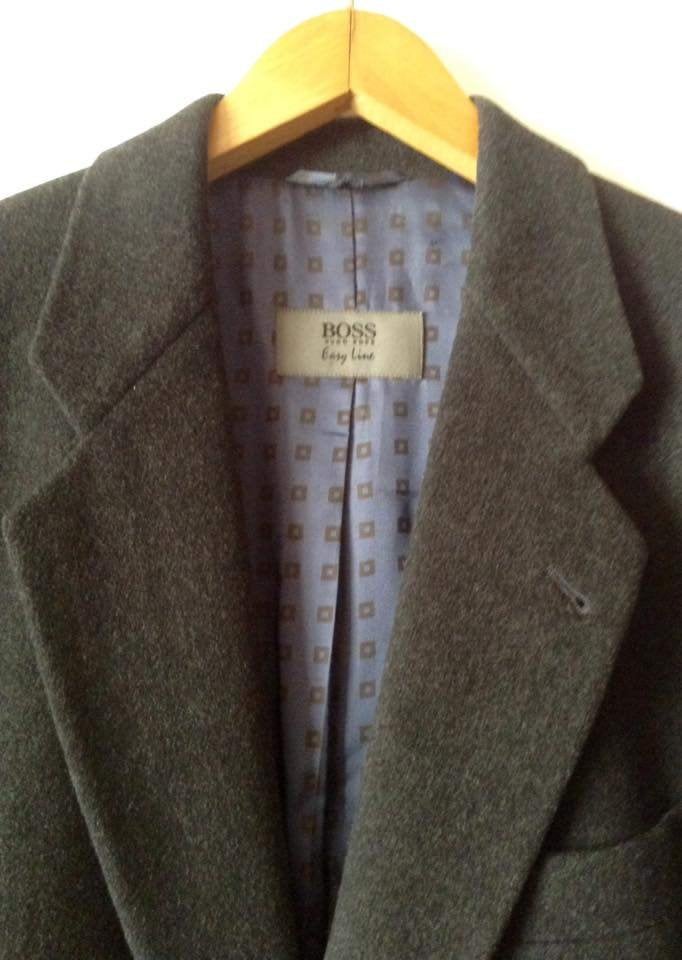 Blazer Vintage BOSS Hugo Boss "Easy Line"  T.M, Gris, Enlèvement ou Envoi, Comme neuf, Hugo Boss