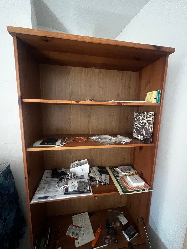 Secrétaire/bibliothèque IKEA Leksvik, Comme neuf, Enlèvement, Pin, 50 à 75 cm