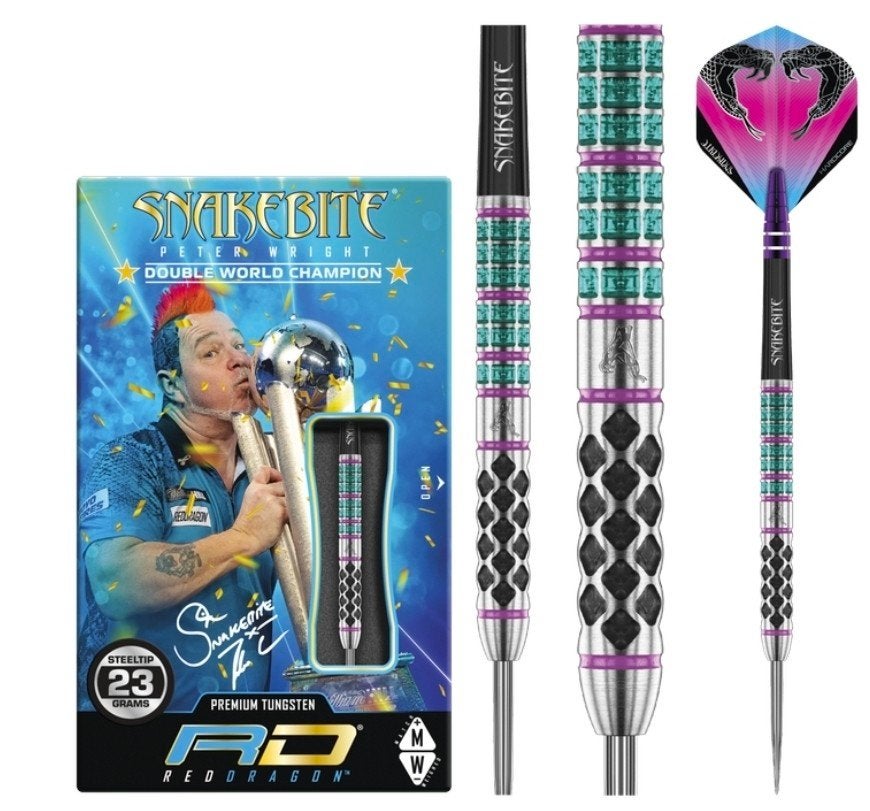 Red Dragon Peter Wright Supa Venom 90% - Dartpijlen 23gr, Sport en Fitness, Ophalen of Verzenden, Nieuw, Pijlen