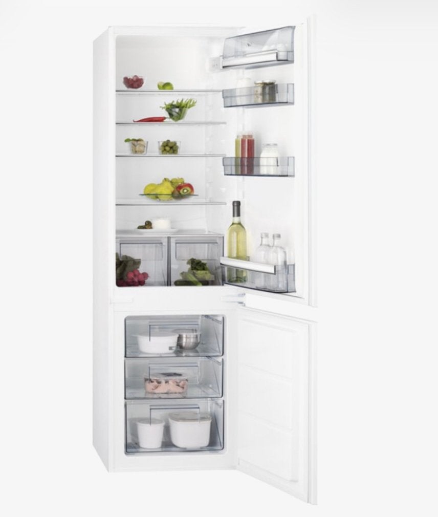 Frigo combiné encastrable AEG SCB618F3LS – Neuf, Electroménager, Neuf, 160 cm ou plus, Enlèvement, 200 litres ou plus