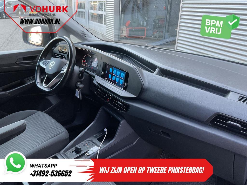 Volkswagen Caddy Cargo Maxi 1.5 TSI 115 pk DSG Aut. BENZINE, Auto's, Automaat, Parkeersensor, Bedrijf, Zilver of Grijs