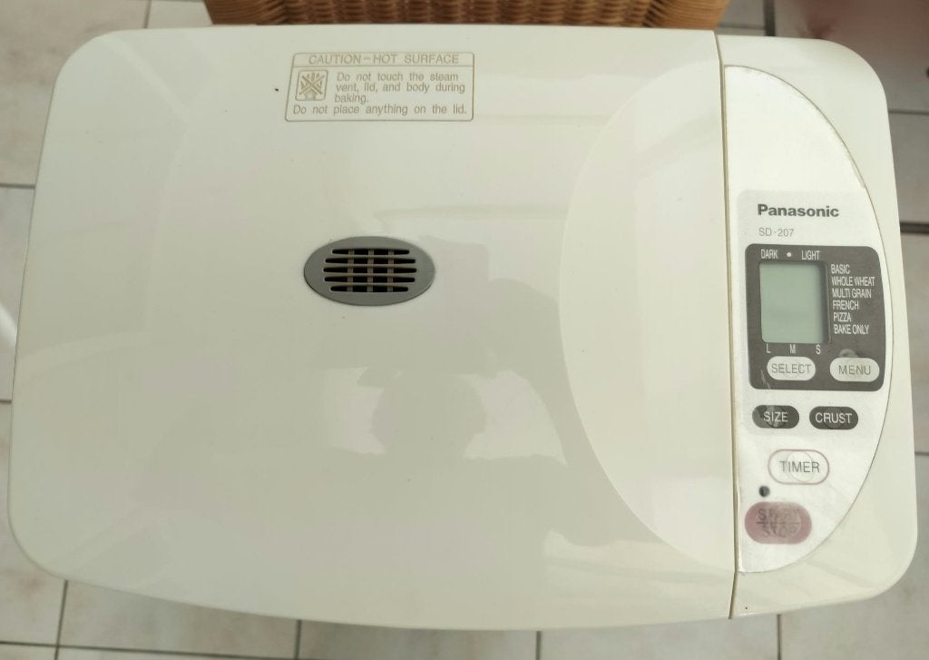 Broodmachine PANASONIC  SD-207, in nog goed werkende staat., Elektronische apparatuur, 400 tot 800 gram deeg, Ophalen, Gebruikt