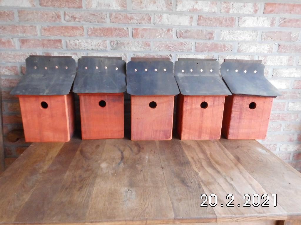 Nestkastjes in Padouck, Tuin en Terras, Ophalen, Nieuw