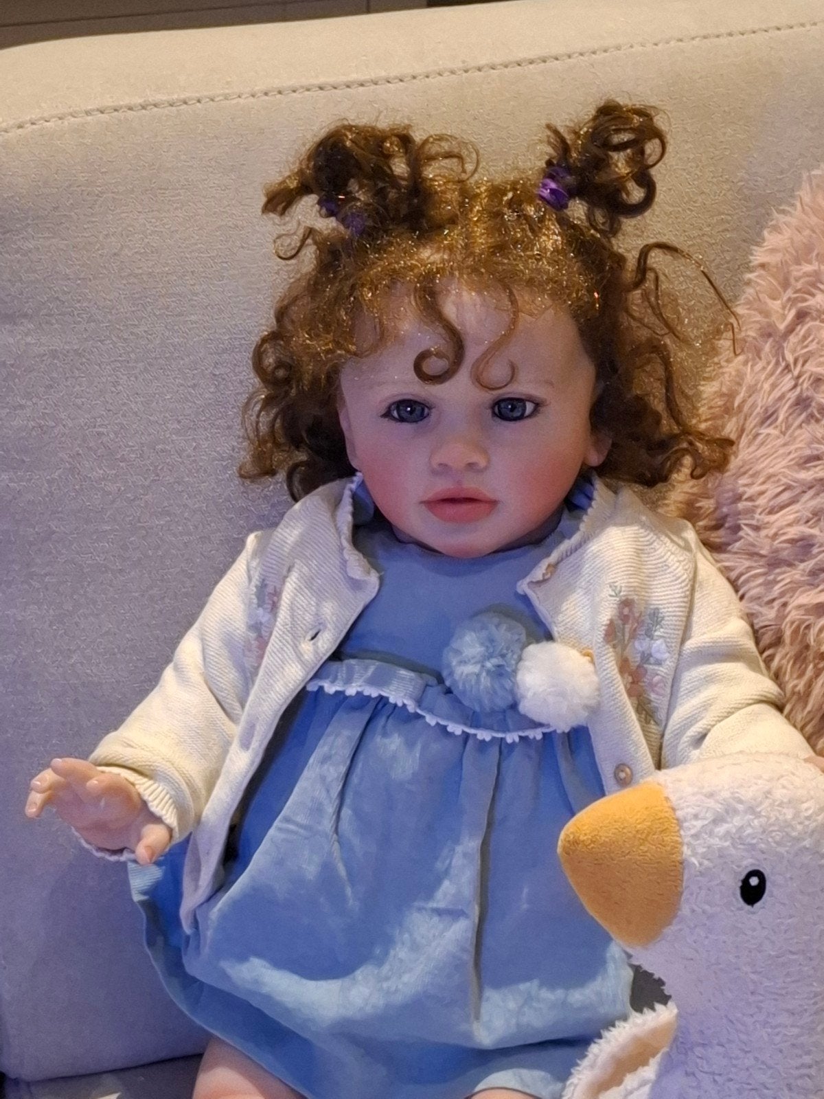 reborn toddler meisje, Collections, Poupées, Enlèvement ou Envoi, Vêtements