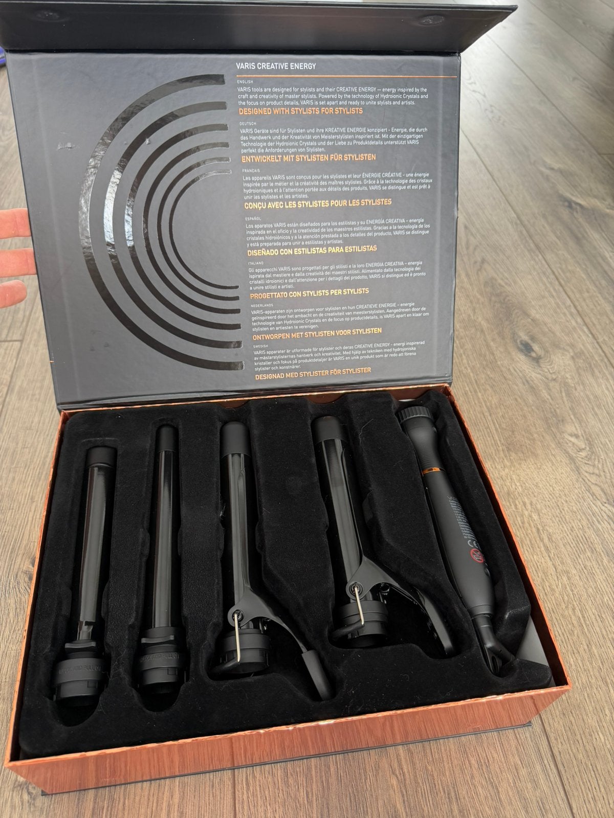 Varis Curling Iron System, Ophalen, Zo goed als nieuw, Krultang of Stijltang