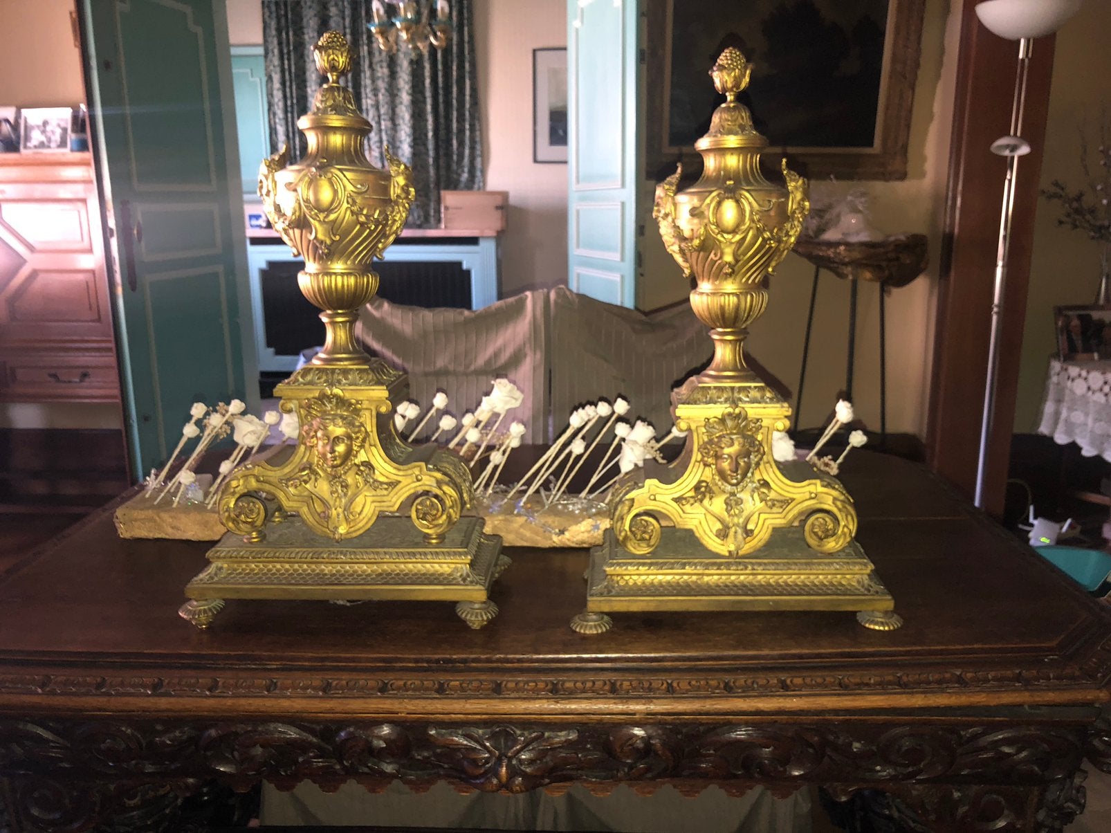 Vases de cheminée, Antiquités & Art, Antiquités | Horloges, Enlèvement