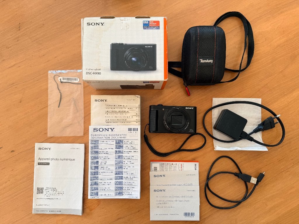 Sony Cyber-shot DSC-HX90V, TV, Hi-fi & Vidéo, 18 mégapixels, Enlèvement ou Envoi, Comme neuf, 8 fois ou plus