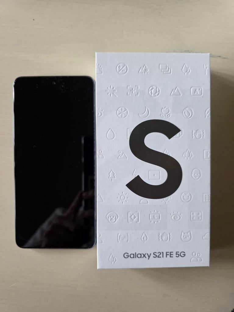Samsung S21FE 5G 128GB, Ophalen, Zwart, Touchscreen, Zo goed als nieuw