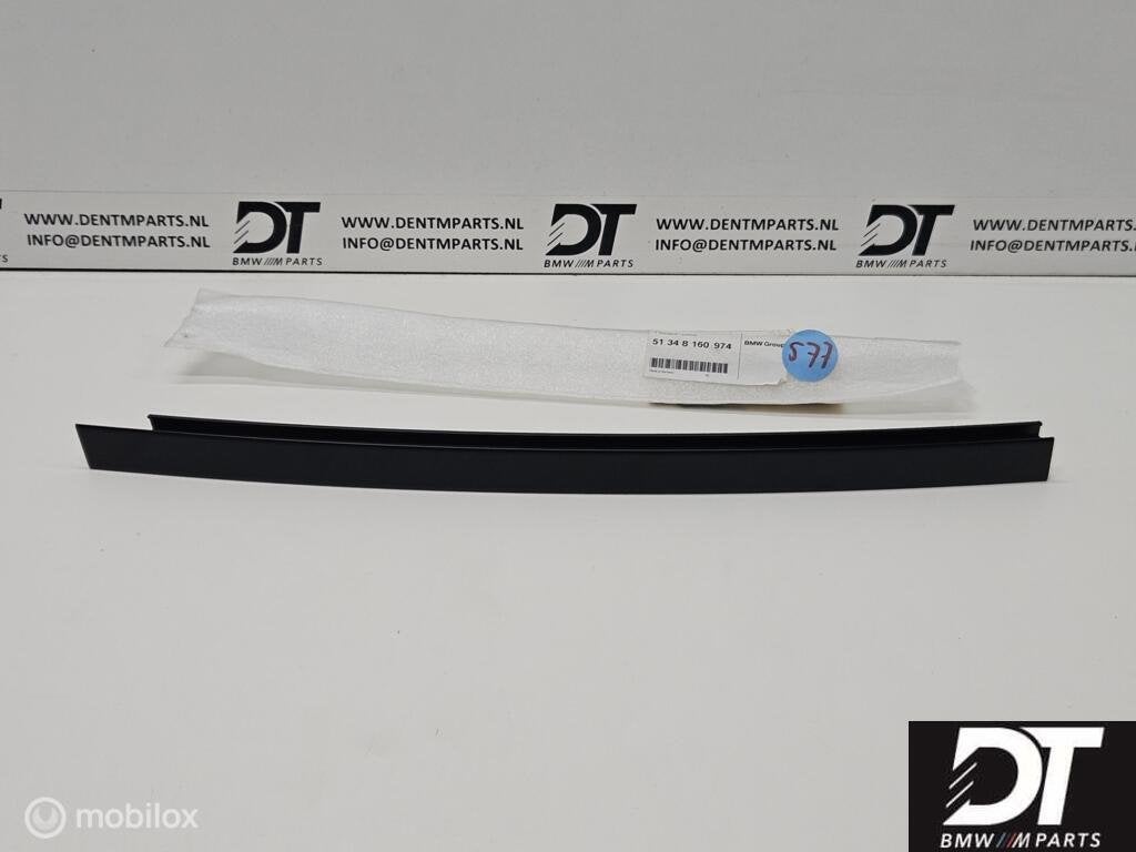 Window guide web cover right BMW E46 51348160974, Nieuw, Ophalen of Verzenden