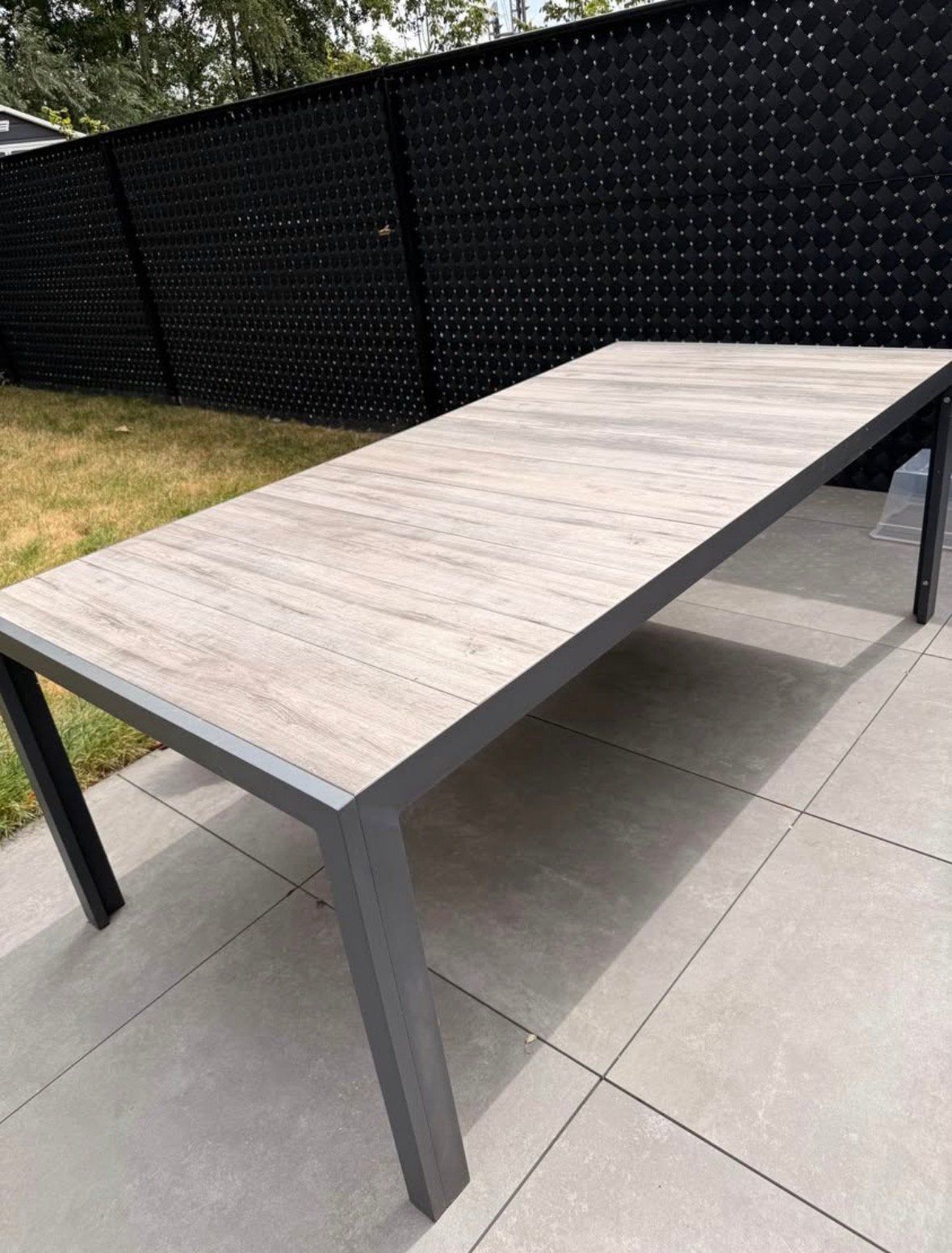 Tuintafel Antraciet, Enlèvement, Comme neuf