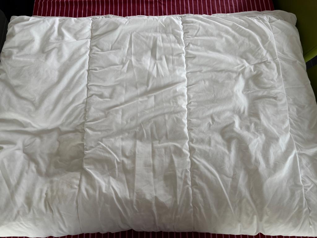 Dekbed voor éénpersoonsbed, Eenpersoons, Wit, Ophalen of Verzenden, Deken of Dekbed
