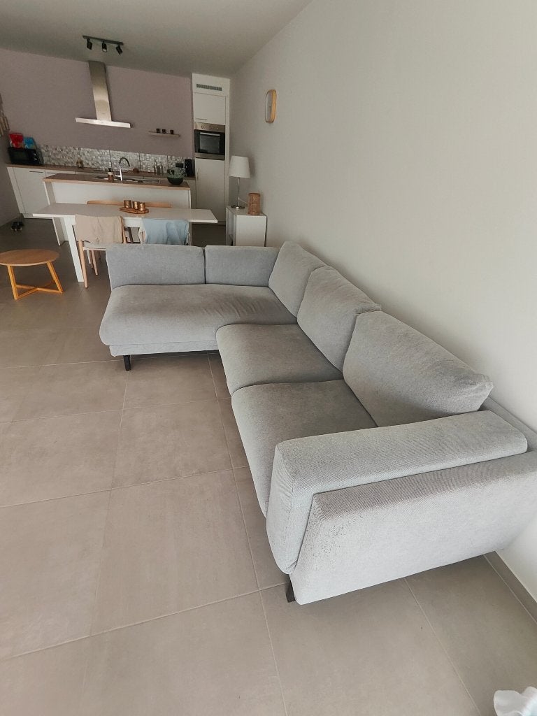 3zit met longchair, Maison & Meubles, Canapés | Sofas & Chaises Longues, Trois personnes, 200 à 250 cm, Comme neuf, Enlèvement