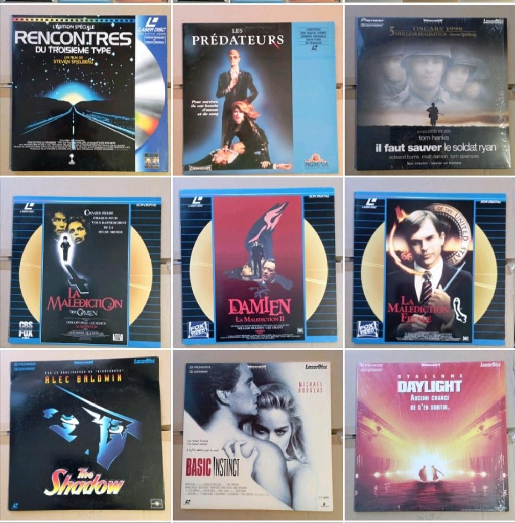Cinéma lot 18 lazer disc laserdisc collection ou décoration, Verzamelen, Film en Tv, Gebruikt, Film, Overige typen, Ophalen