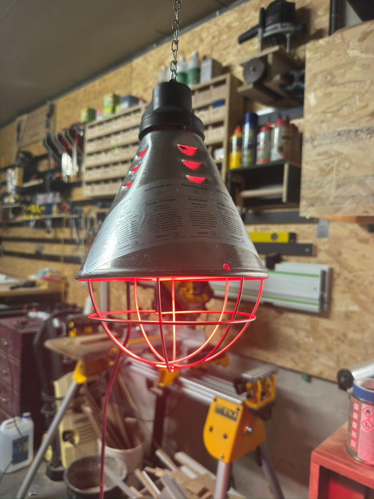 Warmtelamp voor dieren