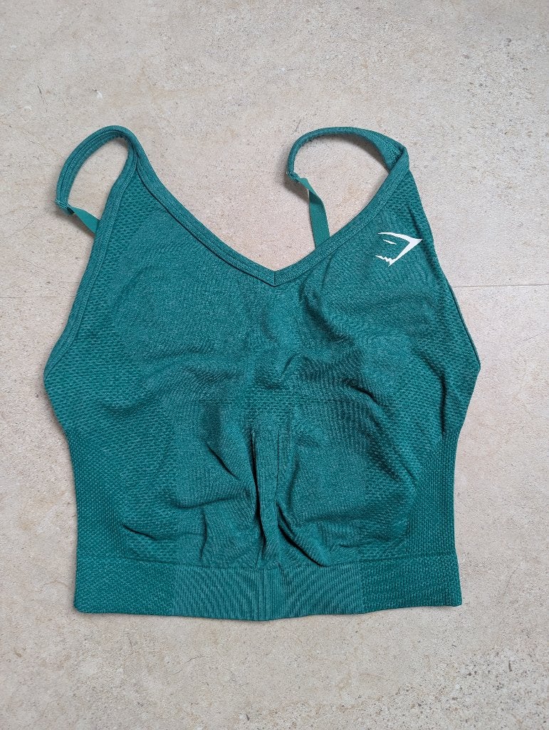 Groene Gymshark-top, Kleding | Dames, Sportkleding, Verzenden, Maat 36 (S), Groen, Gymshark