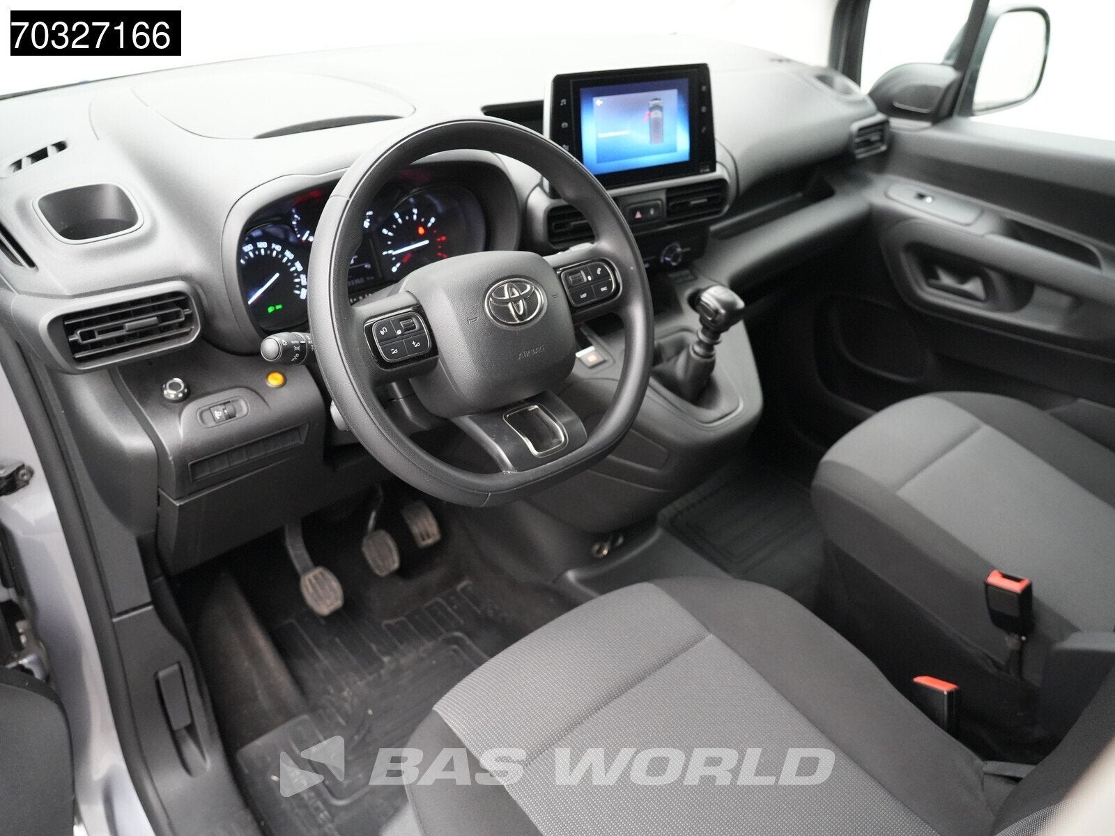 Toyota ProAce City 110PK Benzine L2H1 Navi Airco Cruise Came, Auto's, Stof, Gebruikt, 1199 cc, Handgeschakeld