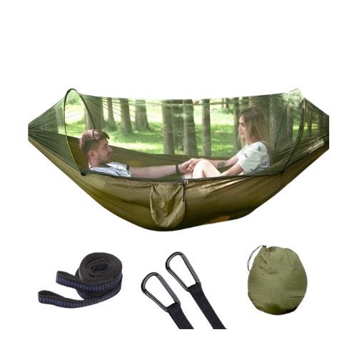 Hangmat anti mug 1-persoons kamperen survival ontspannen, Caravans en Kamperen, Ophalen of Verzenden, Nieuw, Campingstoel