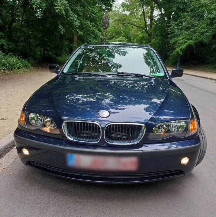 BMW 318i E46 2.0 essence, manuelle, cuir, airco, Facelift, Autos, Cuir, Achat, Beige, Boîte manuelle