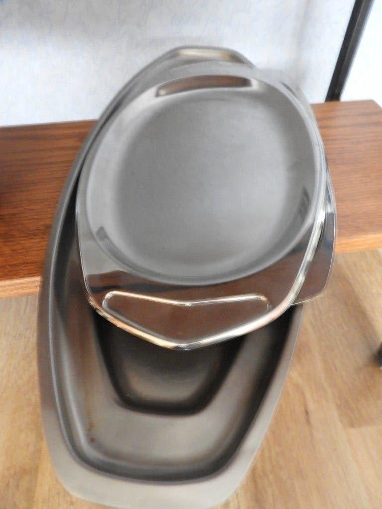 inox opdienschalen, Ophalen